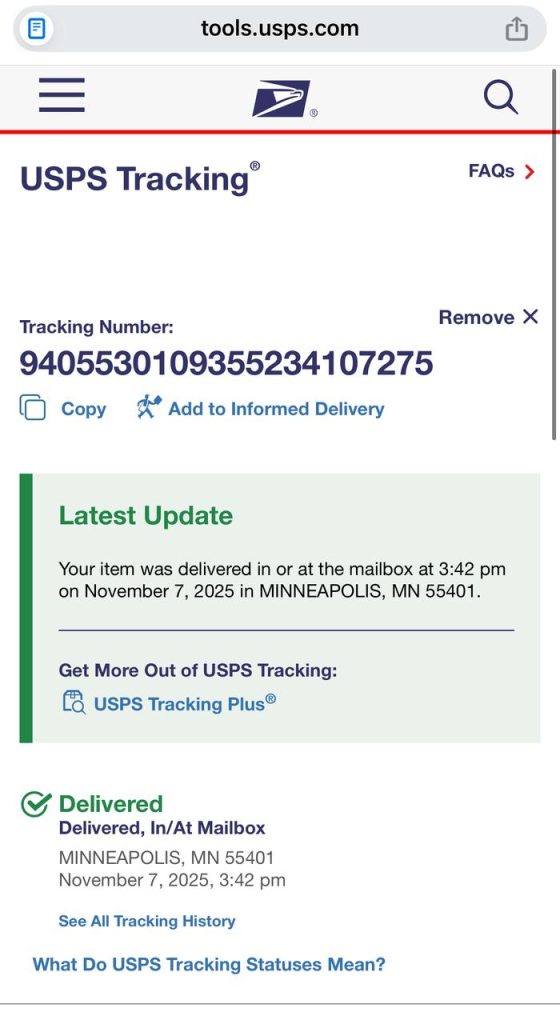 Tracking Proof 4